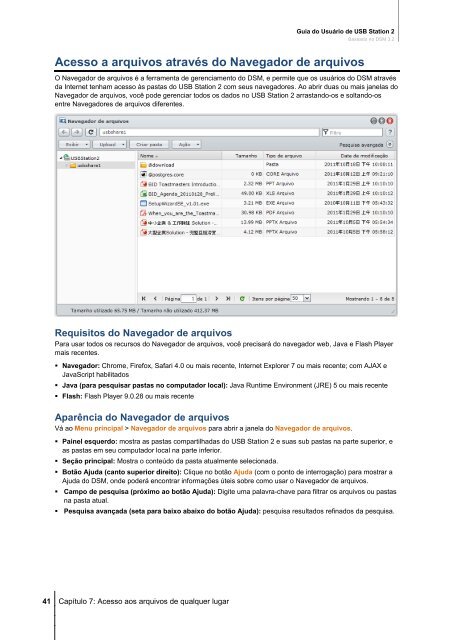 Guia do Usuário de USB Station 2 Baseado no DSM ... - Synology Inc.