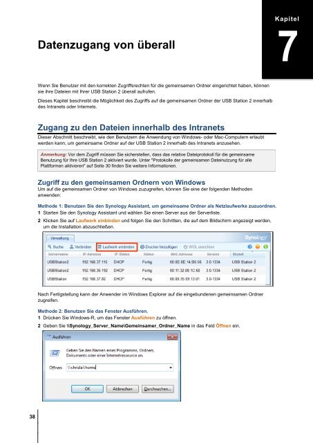 USB Station 2 Benutzerhandbuch - Synology Inc.