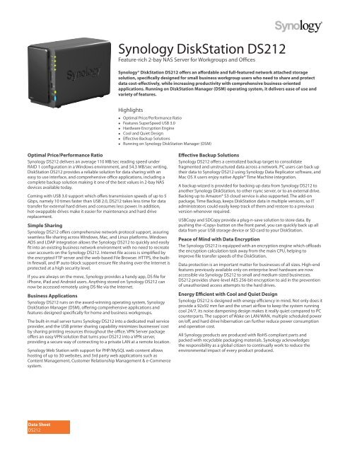 Synology Drive Server - Add-on Packages