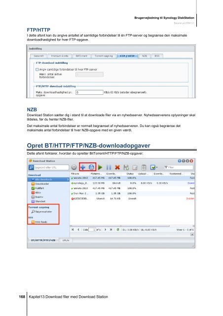 Brugervejledning til Synology DiskStation