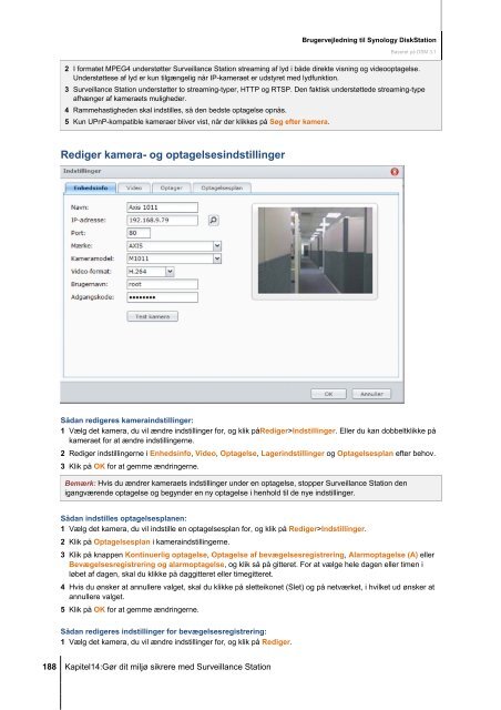 Brugervejledning til Synology DiskStation