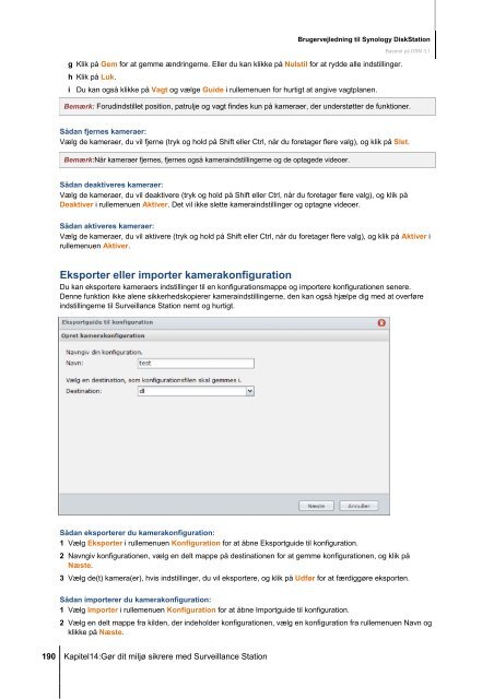 Brugervejledning til Synology DiskStation