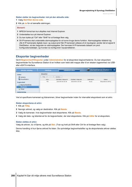 Brugervejledning til Synology DiskStation