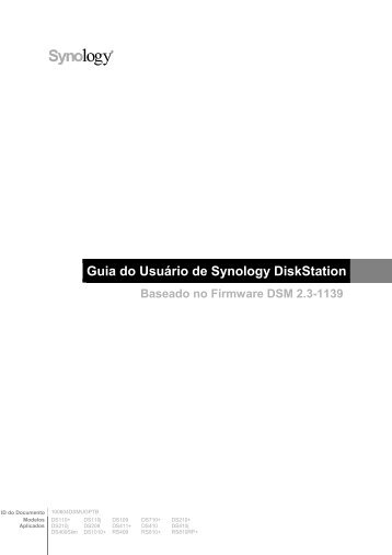 Guia do Usuário de Synology DiskStation