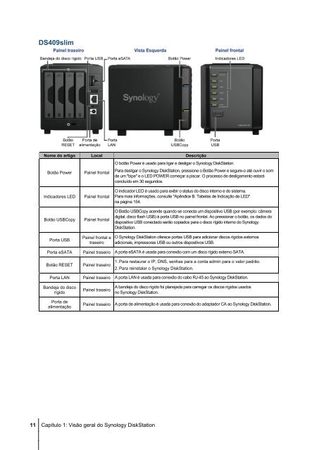 Guia do Usuário de Synology DiskStation