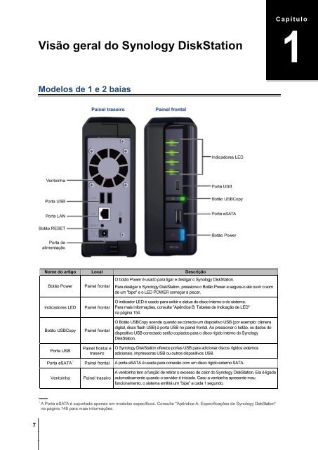 Guia do Usuário de Synology DiskStation