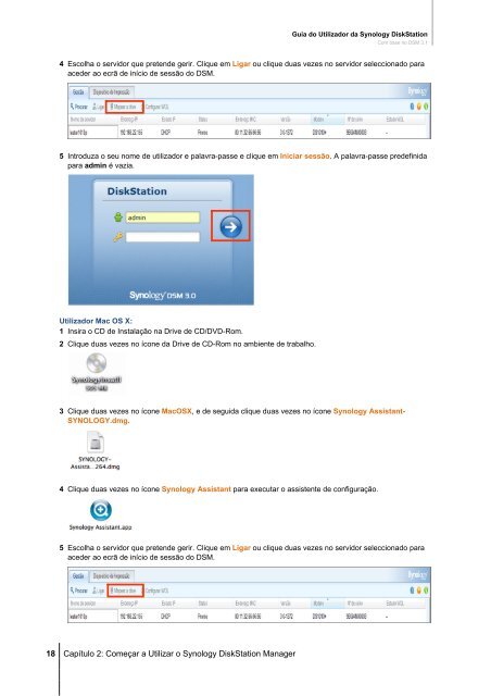 Guia do Utilizador da Synology DiskStation