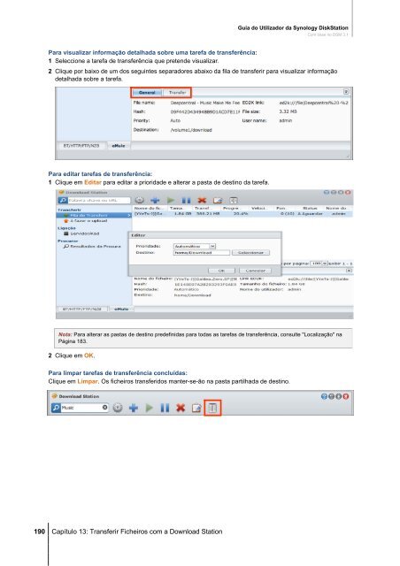 Guia do Utilizador da Synology DiskStation