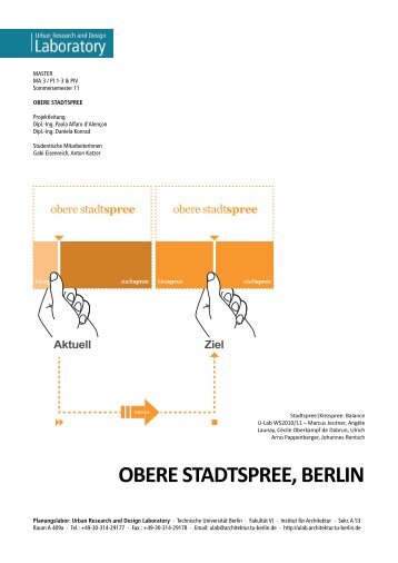 obere stadtspree, berlin - Urban Research and Design Laboratory ...