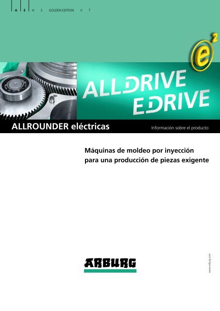 Información sobre el producto - ALLROUNDER eléctricas - Arburg