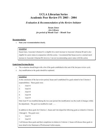 RI evaluation & recommendation template - UCLA