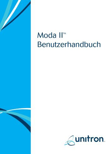 Moda II Bedienungsanleitunge - Unitron