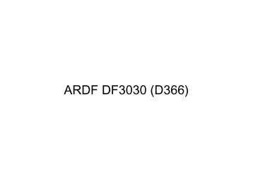 ARDF DF3030 (D366)