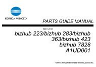 bizhub 223/bizhub 283/bizhub 363/bizhub 423 bizhub 7828 A1UD001