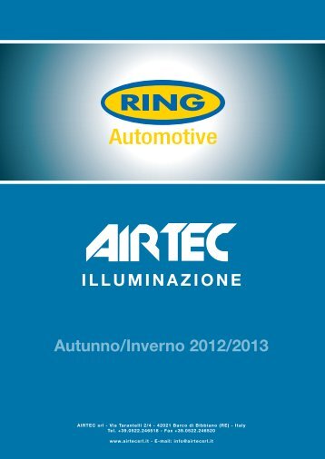 ILLUMINAZIONE Autunno/Inverno 2012/2013