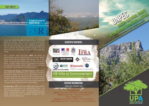 Urban National Parks In Emerging Countries & Cities - UPA - Urban ...