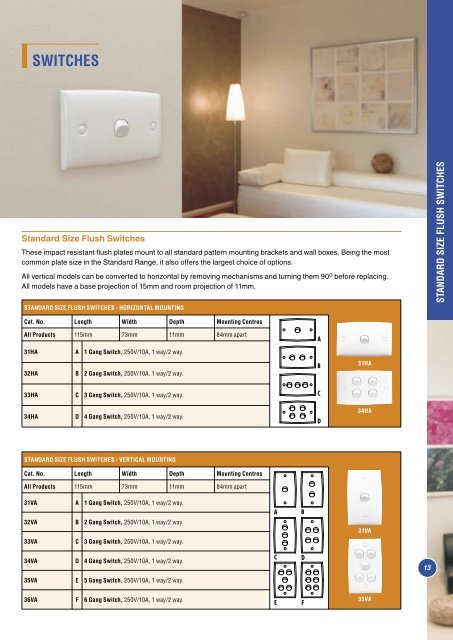 Standard Series Technical Catalogue, No other range is - Clipsal