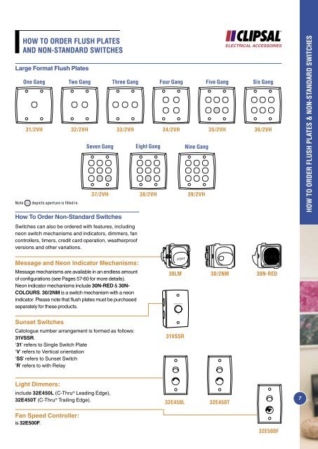 Standard Series Technical Catalogue, No other range is - Clipsal