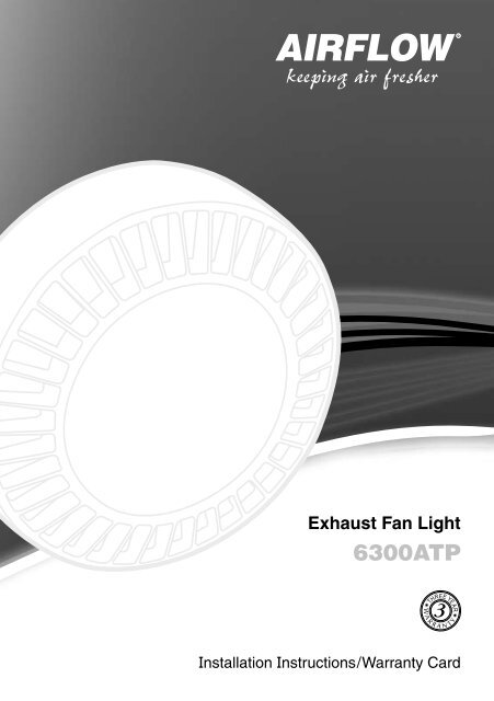 6300atp Ceiling Exhaust Fan 19191 Clipsal
