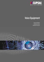 Technical Information - Clipsal Voice Equipment