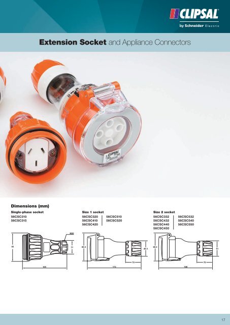 56 Series, IP66 Plugs and Socket Connectors, Tougher ... - Clipsal