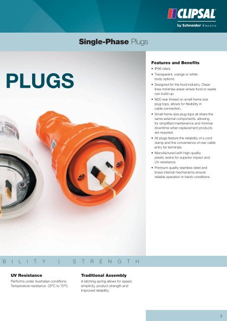 56 Series, IP66 Plugs and Socket Connectors, Tougher ... - Clipsal