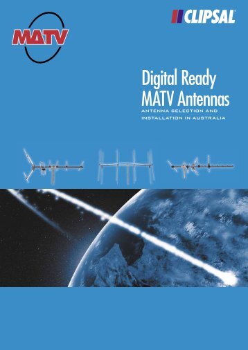 MATV Digital Ready MATV Antennas, 9285 - Clipsal