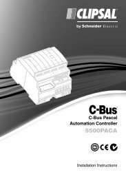 Installation Instructions - 6600A, 6600X, 6601A Sunshine ... - Clipsal