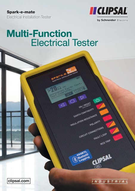 Spark-e-mate - Electrical Installation Tester. Multi-Function ... - Clipsal