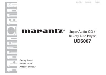 UD5007 - Marantz US | Home