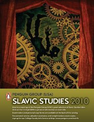 SLAVIC STUDIES 2010 - Penguin Group