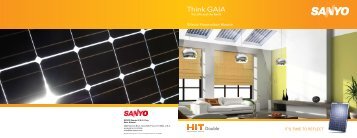 Bifacial Photovoltaic Module - Sanyo