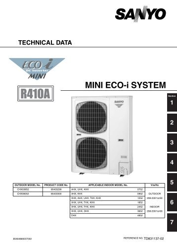 CHX Technical Data - Heating & Air Conditioning