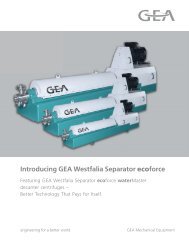 GEA Westfalia Separator ecoforce waterMaster brochure