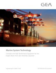 GEA Westfalia Separator Marine Systems Technology brochure