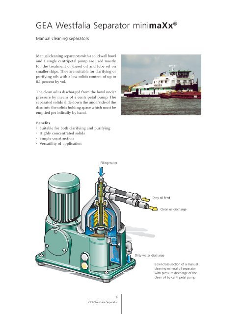 GEA Westfalia Separator Marine Systems Technology brochure