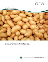 Starch and Protein from Potatoes brochure - GEA Westfalia ...