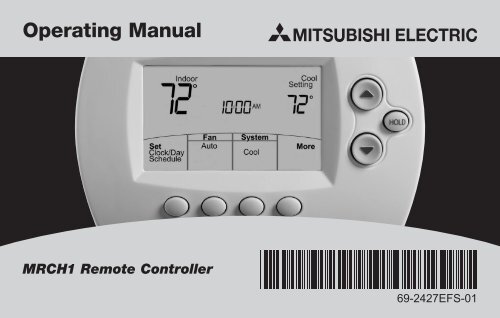 69-2427EFS-01 - MRCH1 Remote Controller - MyLinkDrive