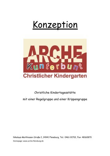 Konzeption - bei der Arche in Flensburg