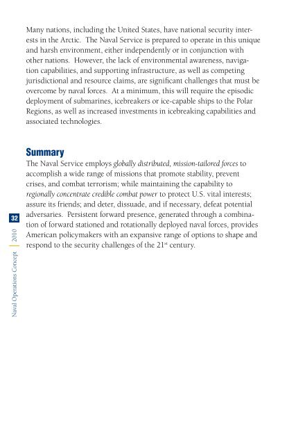 Naval Operations Concept - Defense Technical Information Center