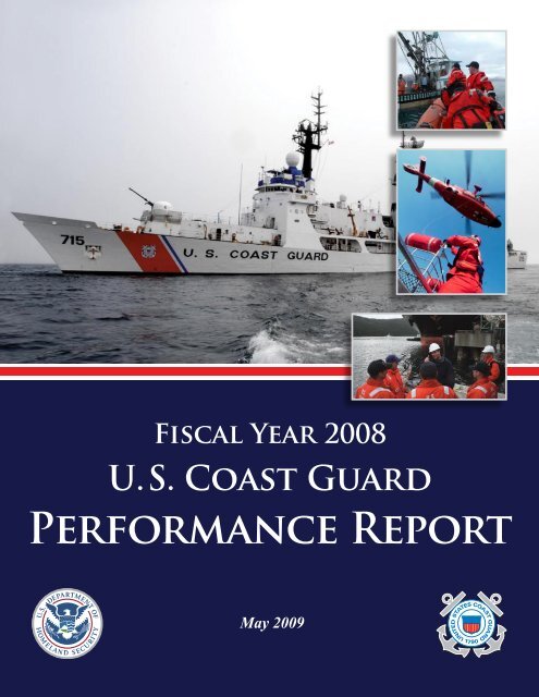FY 2008 Performance Report - U.S. Coast Guard
