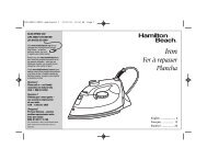 How to Steam Iron - Hamilton Beach