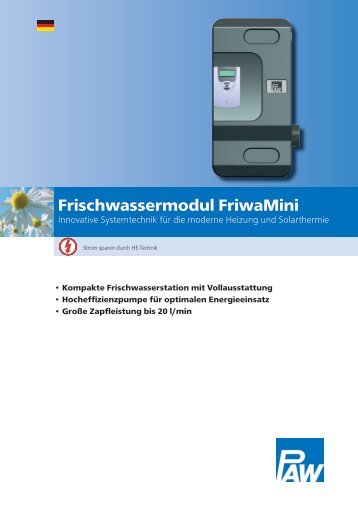 Frischwassermodul FriwaMini - DSI GmbH Daten Service ...