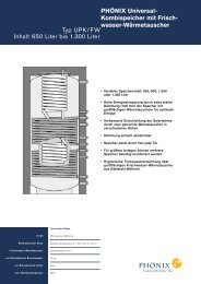 PHÖNIX Universal- Kombispeicher mit Frisch- wasser ...