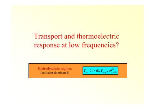 Relativistic magnetotransport in graphene, at quantum ... - ICTP