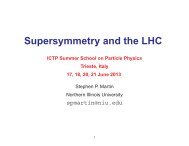 lectures - ICTP