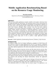 Mobile Application Benchmarking Based on the Resource Usage ...