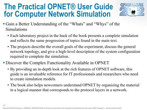 OPNET Software for Teaching and Research at Rowan University