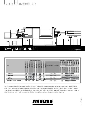 Yatay ALLROUNDER - Arburg