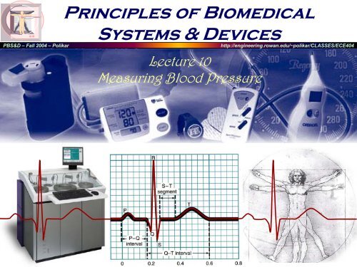 Principles of Biomedical Systems & Devices Principles of ... - Rowan